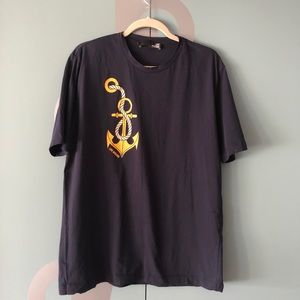 Love Moschino t-shirt Anchor print Midnight blue